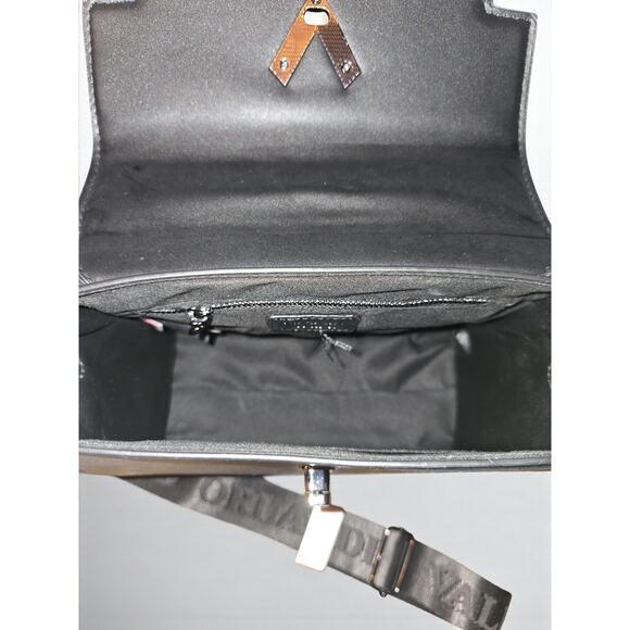 Valentino Orlandi Black Satchel V-2104 with Adjustable Strap and Wallet - NWT - Picture 4 of 4